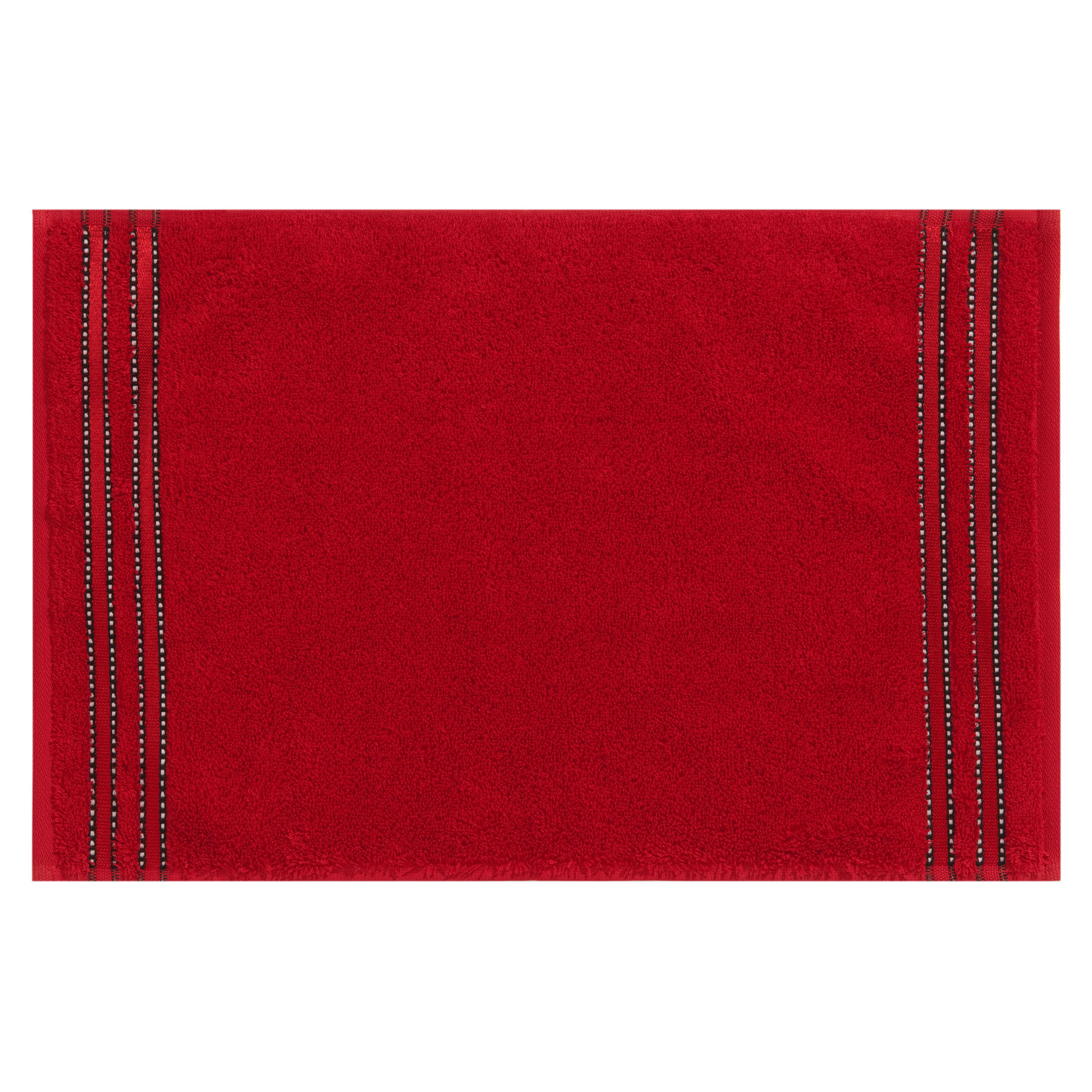 VENDÉGTÖRÖLKÖZŐ 30/50 cm sötétvörös  - sötétvörös, Basics, textil (30/50cm) - Vossen