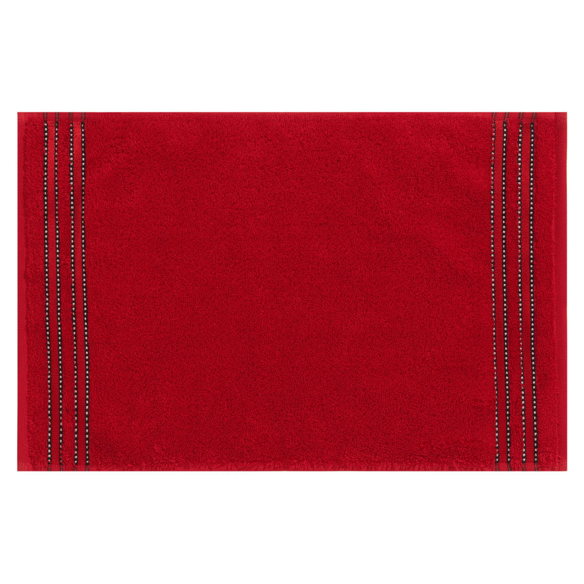 VENDÉGTÖRÖLKÖZŐ 30/50 cm sötétvörös  - sötétvörös, Basics, textil (30/50cm) - Vossen