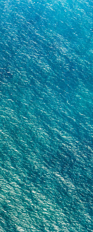 Xora Vliestapete Blau, Türkis 100x250 cm