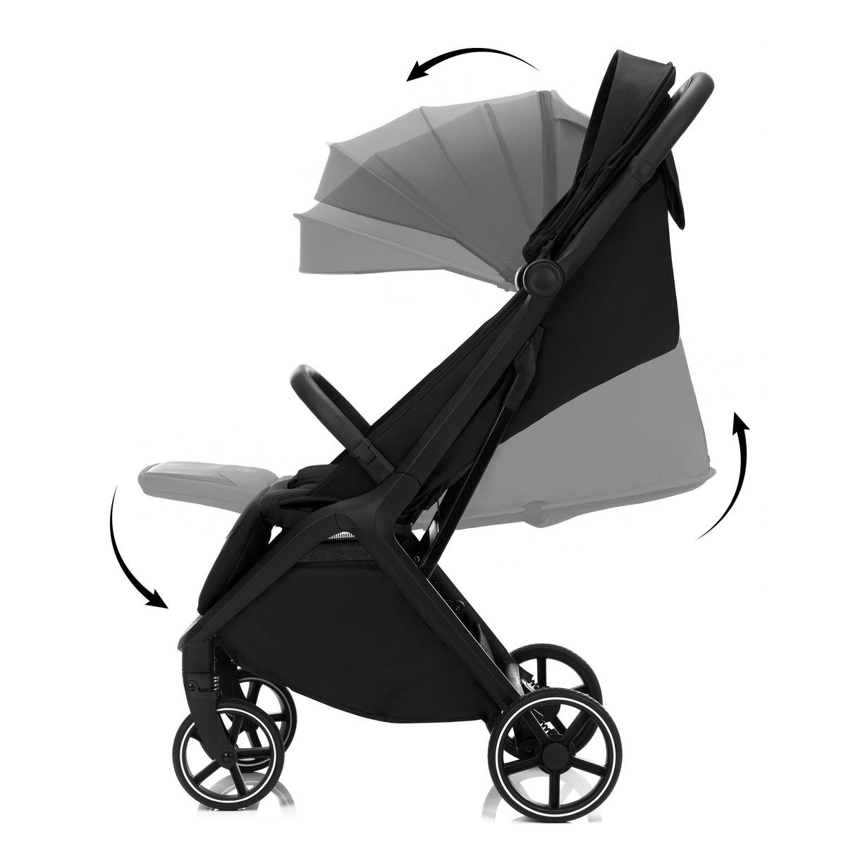 BUGGY Cooper  - Schwarz, Basics, Textil (50/107/69cm) - Fillikid