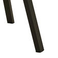 ESSTISCH 110/110/75 cm Echtholz  Holz rund Eichefarben  - Eichefarben/Schwarz, Design, Holz/Metall (110/110/75cm) - Linea Natura
