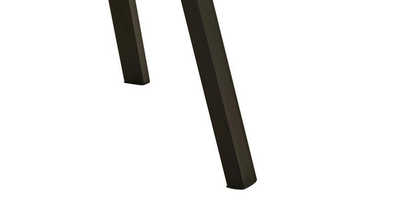 ESSTISCH 110/110/75 cm Echtholz  Holz rund Eichefarben  - Eichefarben/Schwarz, Design, Holz/Metall (110/110/75cm) - Linea Natura