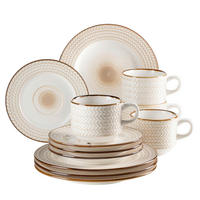KAFFEESERVICE Weiß Prospero 12-teilig  - Weiß, Basics, Keramik (24,5/24,5/22,5cm) - Mäser