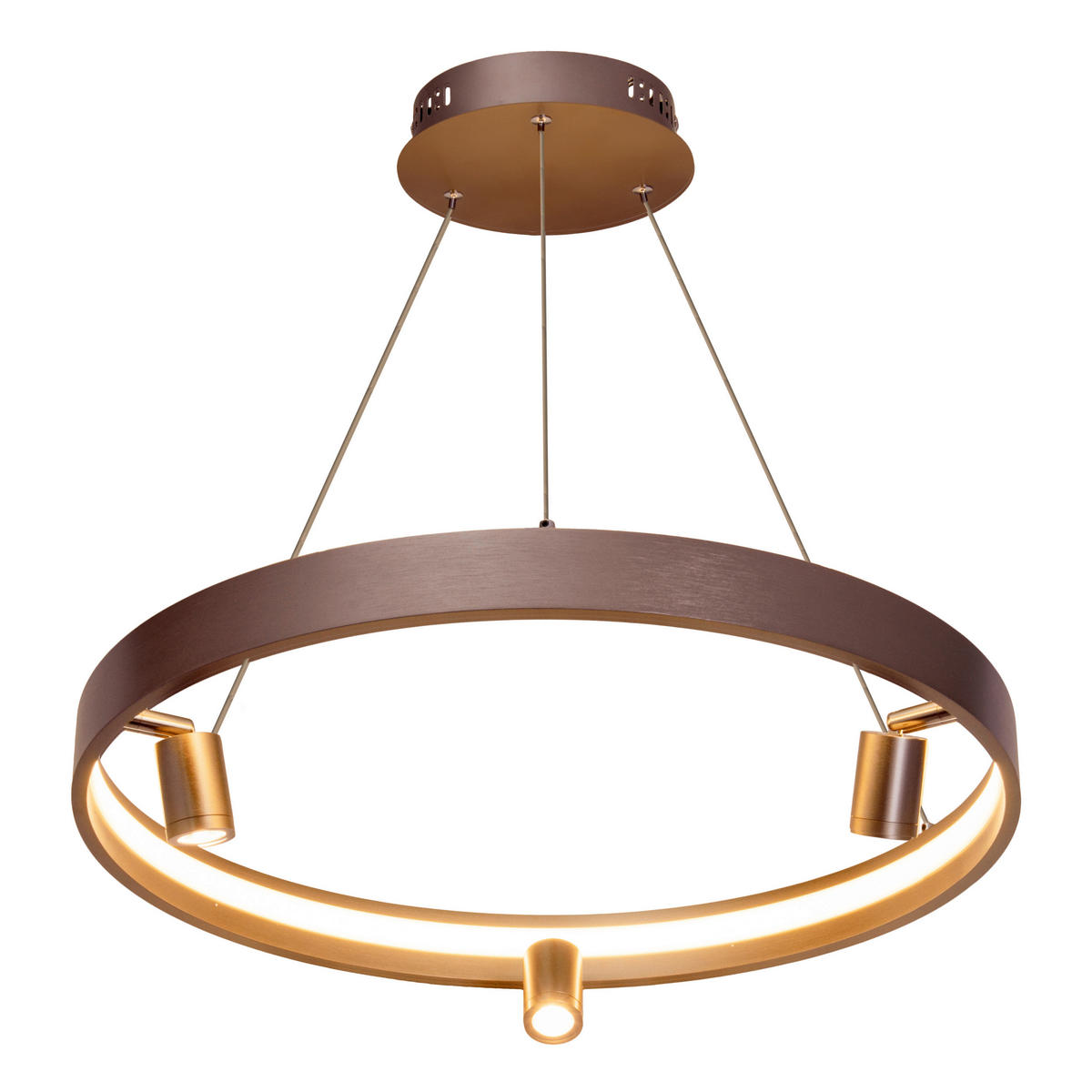 LED-PENDELLEUCHTE 58/150 cm  - Titanfarben, Design, Kunststoff/Metall (58/150cm) - Näve