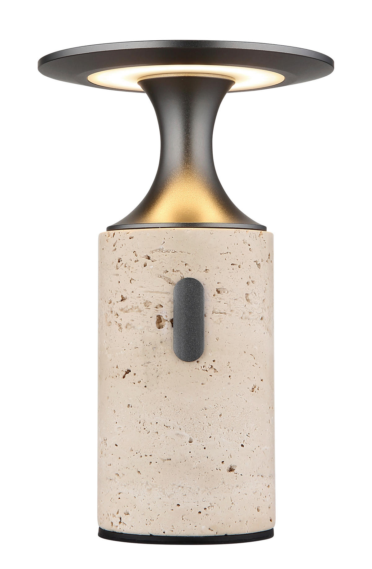 PORTABEL LAMPA TRAVERTIN 12/18,8 cm   - vit/grafitfärgad, Design, metall/plast (12/18,8cm) - Globo