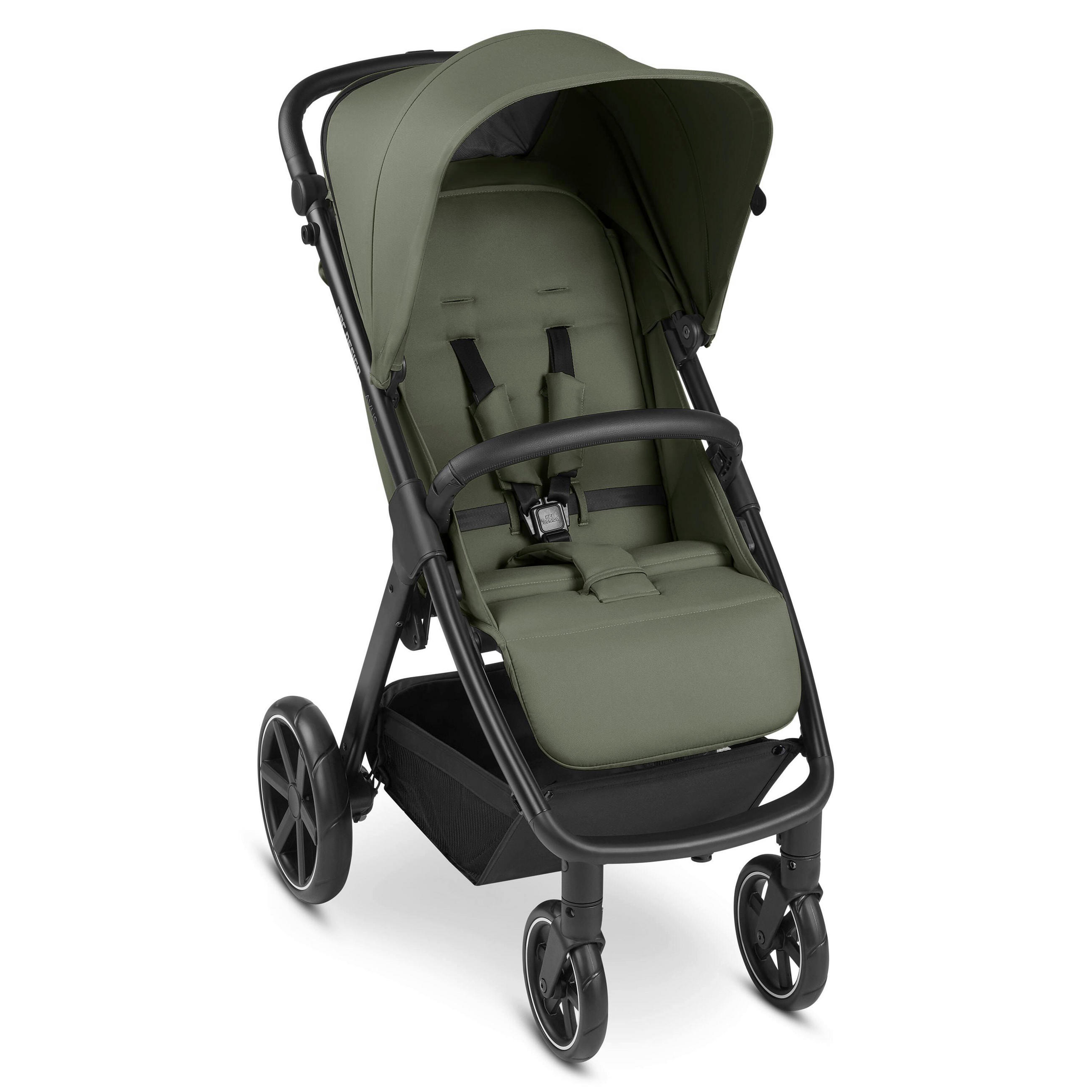 BUGGY AVUS  - Schwarz/Olivgrün, Basics, Textil/Metall (46,5/23,5/72cm) - ABC Design