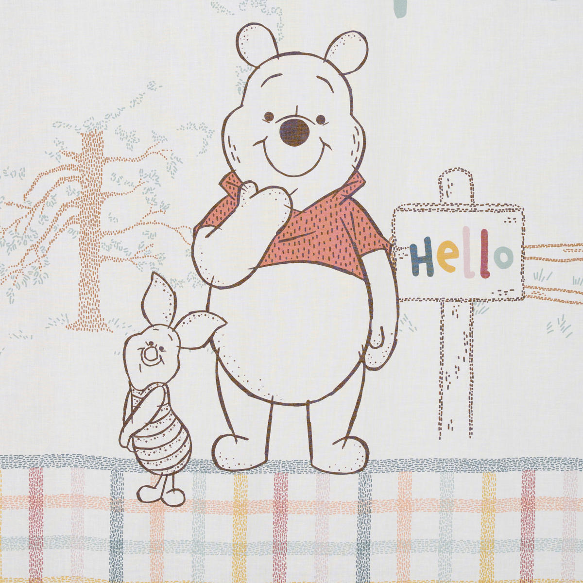 DETSKÝ ZÁVES, polopriehľadné,  - biela, Design, textil (135/255cm) - Disney