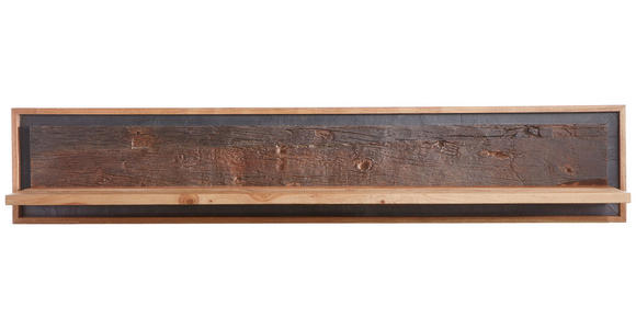 WANDBOARD in 160/30/25 cm Braun, Akaziefarben, Dunkelgrau  - Dunkelgrau/Braun, Trend, Holz (160/30/25cm) - Landscape