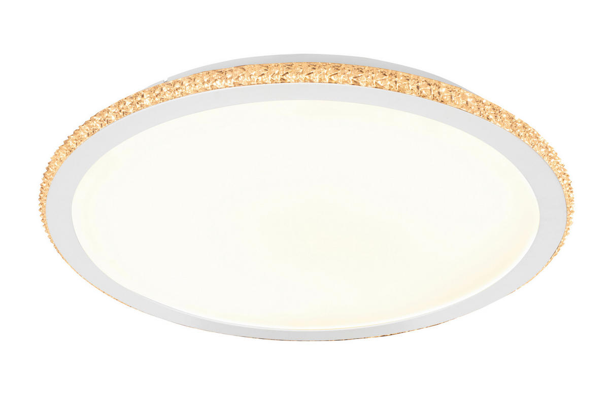 STROPNA LED-SVETILKA   40 W/4300 lm/3000 K/220-240 V/ - bela, Trend, kovina (50/5cm) - Novel