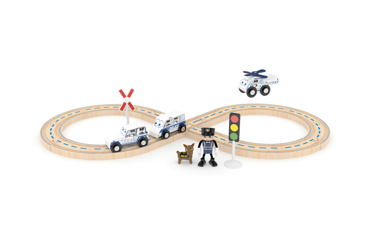 VLÁČEK NA HRANÍ - vícebarevná, Basics, kov/dřevo