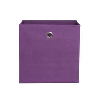 SKLOPIVA KUTIJA   32/32/32 cm   - kupina, Dizajnerski, tekstil (32/32/32cm) - Carryhome