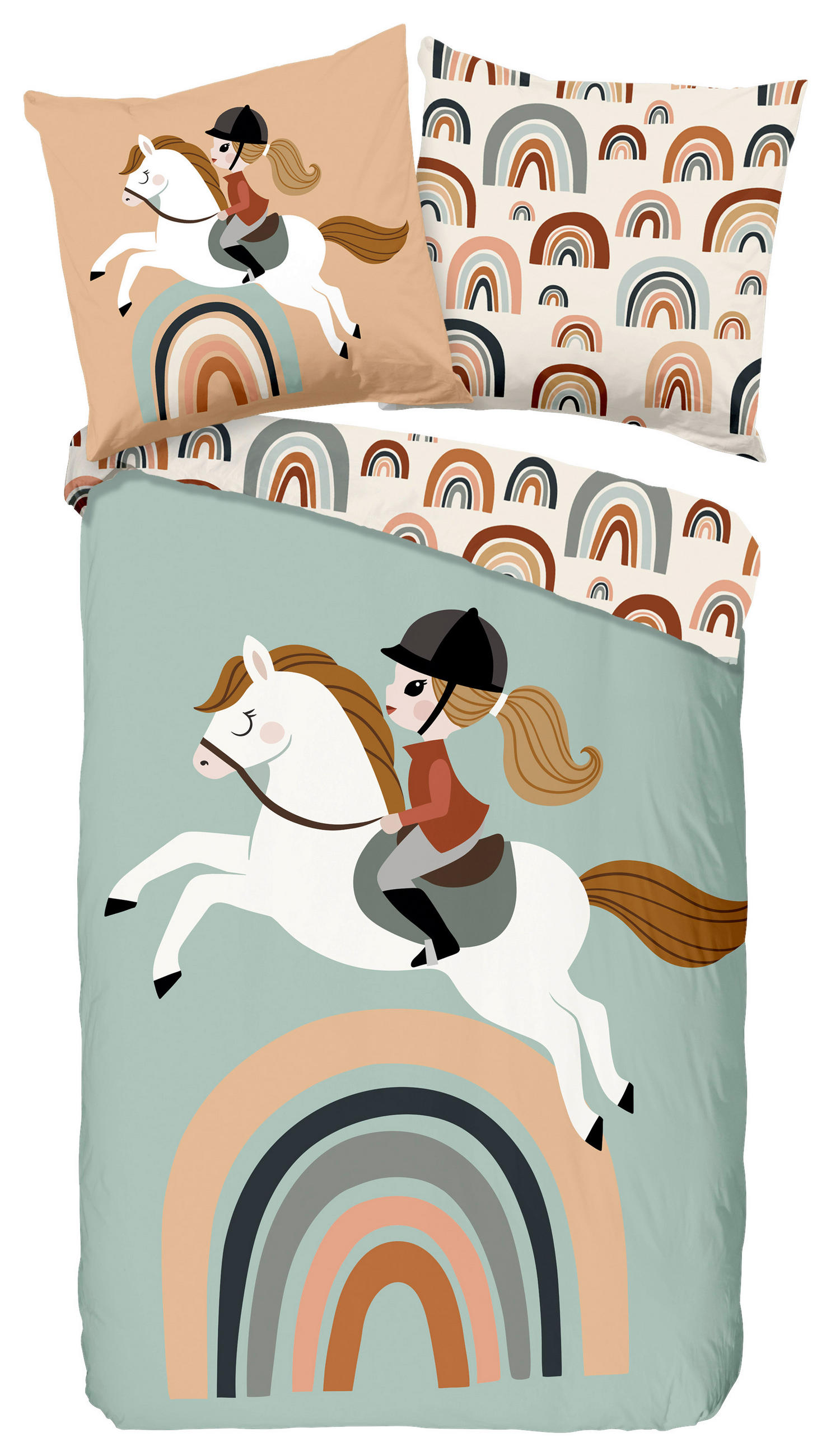 KINDERBETTWÄSCHE Destin Renforcé 135/200 cm  - Multicolor, Design, Textil (135/200cm)