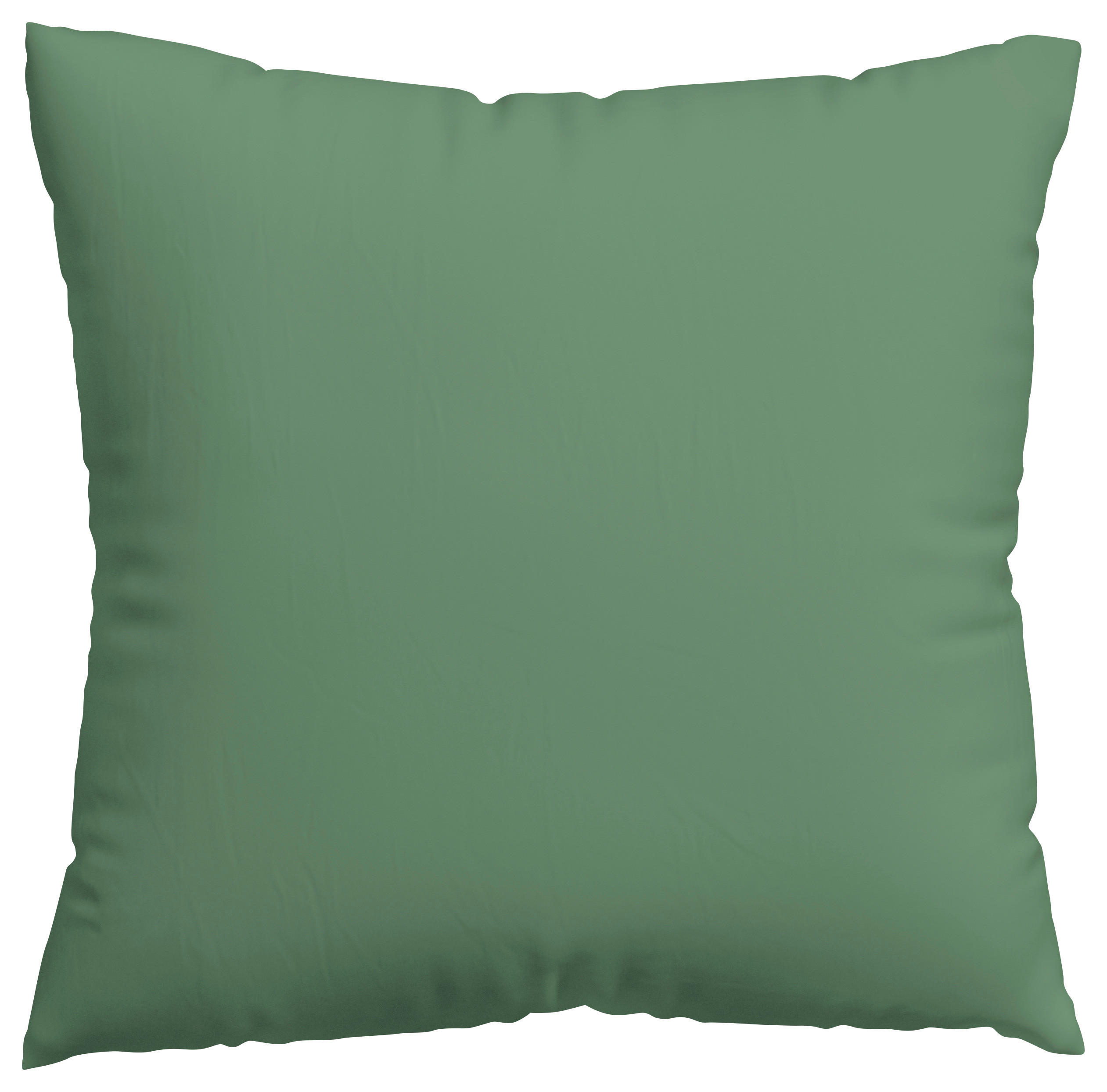 Schlafgut Kopfkissenbezug Knitted Jersey Grün 80x80 cm