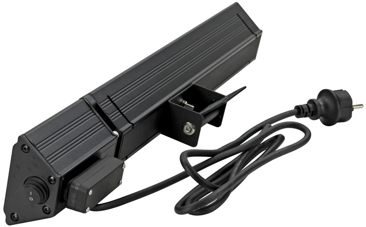 INFRAROTSTRAHLER - Schwarz, Basics, Metall (54/9,4/12,5cm)