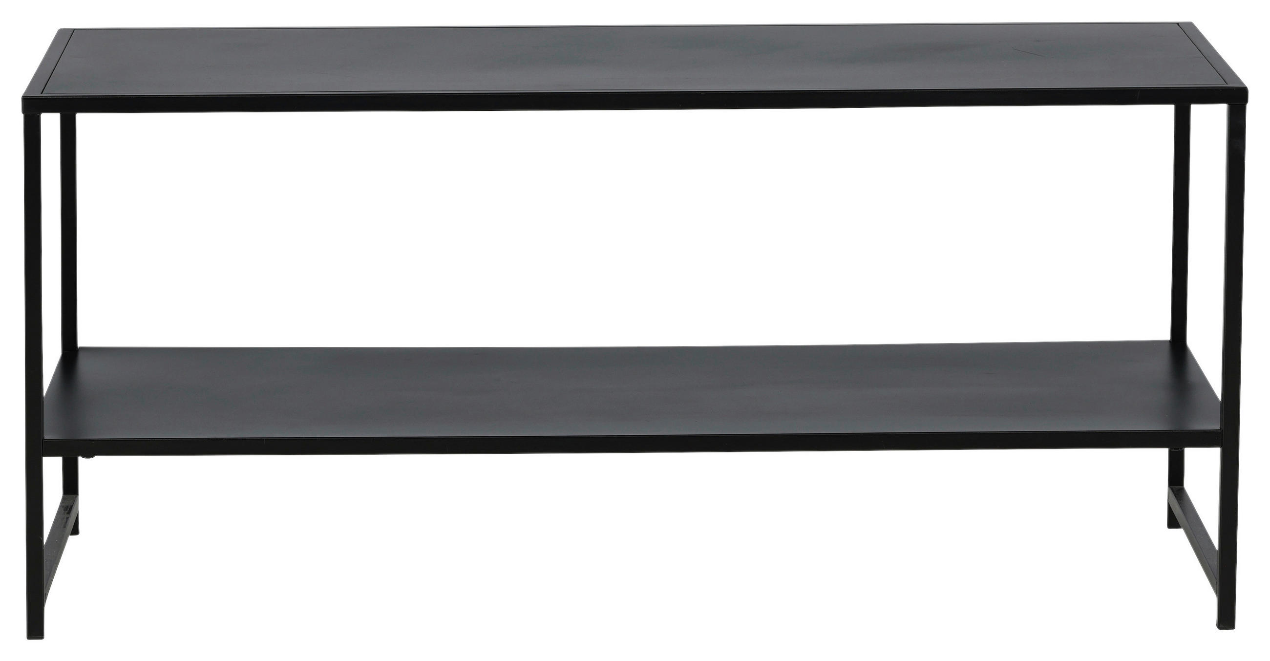 COUCHTISCH 102/43/45 cm rechteckig Schwarz  - Schwarz, Design, Metall (102/43/45cm) - Livetastic