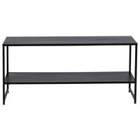 COUCHTISCH 102/43/45 cm rechteckig Schwarz  - Schwarz, Design, Metall (102/43/45cm) - Livetastic