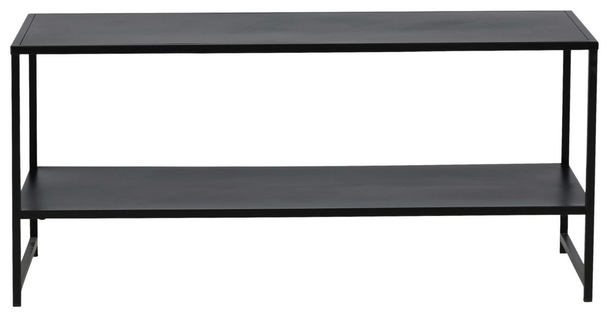 COUCHTISCH 102/43/45 cm rechteckig Schwarz  - Schwarz, Design, Metall (102/43/45cm) - Livetastic