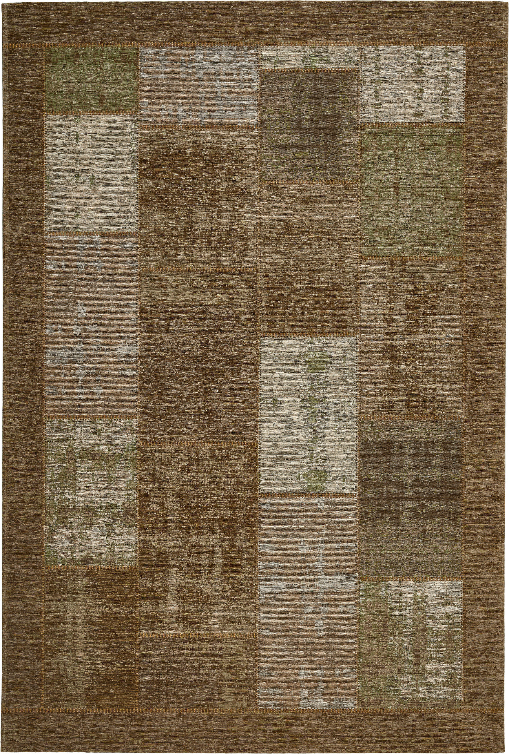 FLACHWEBETEPPICH  Wohnzimmer 155/230 cm Grün rechteckig  - Grün, Trend, Kunststoff/Textil (155/230cm) - Novel