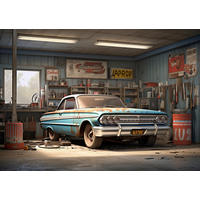 LEINWANDBILD Fahrzeuge 135/100 cm  - Multicolor, Basics, Holz/Papier (135/100cm) - Euroart