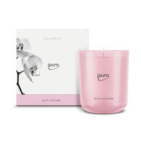 DUFTKERZE Orchidee  - Rosa, Basics, Glas/Naturmaterialien (11,5/11,5/12cm) - Ipuro