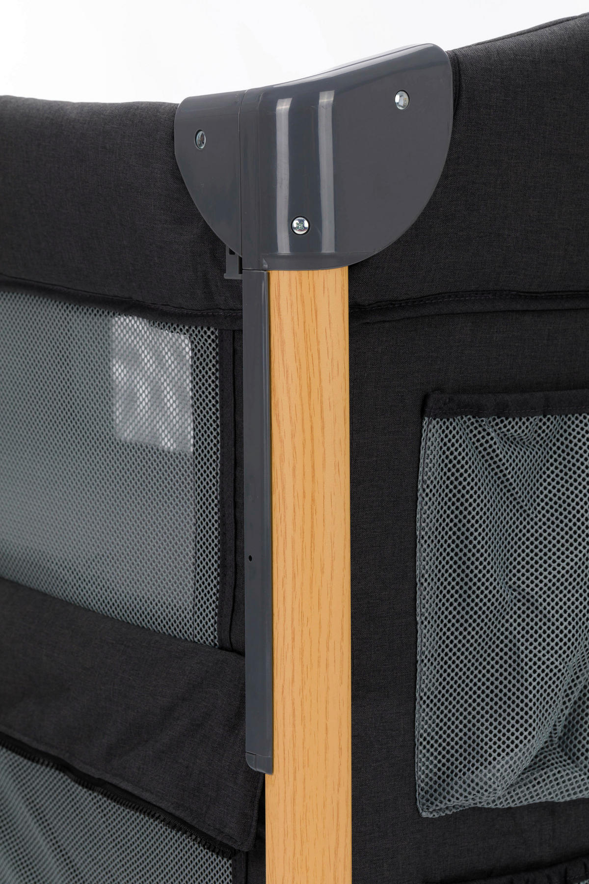REISEBETT Cadiz Braun, Dunkelgrau  - Dunkelgrau/Braun, Basics, Textil/Metall (60/120cm) - Fillikid