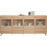 SIDEBOARD - Chromfarben/Eschefarben, Natur, Glas/Holz (243,2/102,9/39,6cm) - Invivus SIDEBOARD - Chromfarben/Eschefarben, Natur, Glas/Holz (243,2/102,9/39,6cm) - Invivus