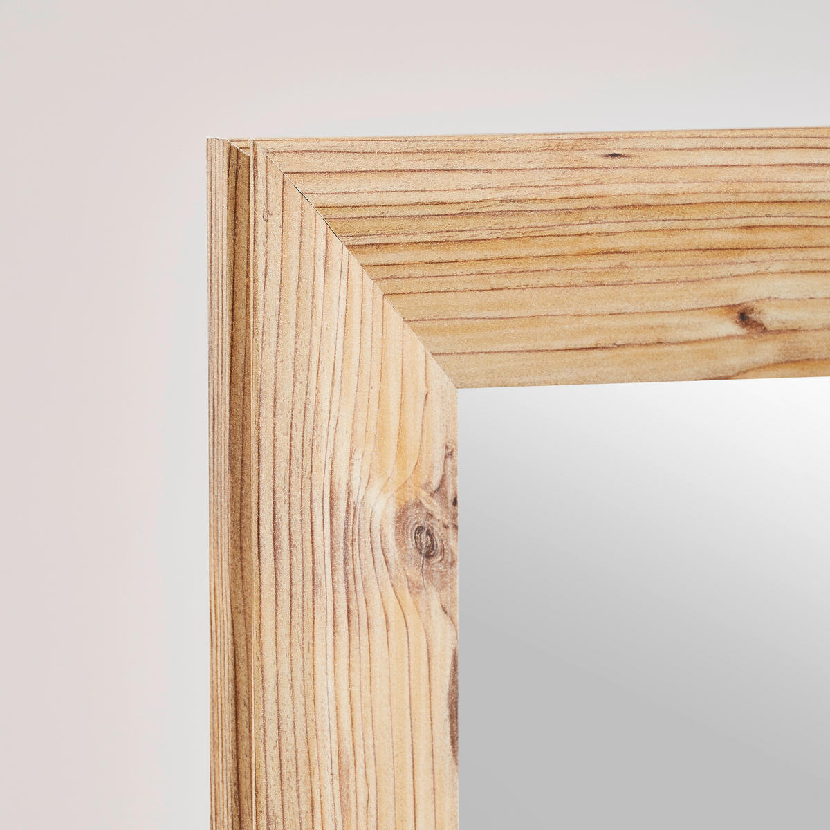WANDSPIEGEL 66/176/2,7 cm    - Kieferfarben, Konventionell, Glas/Holzwerkstoff (66/176/2,7cm) - Xora