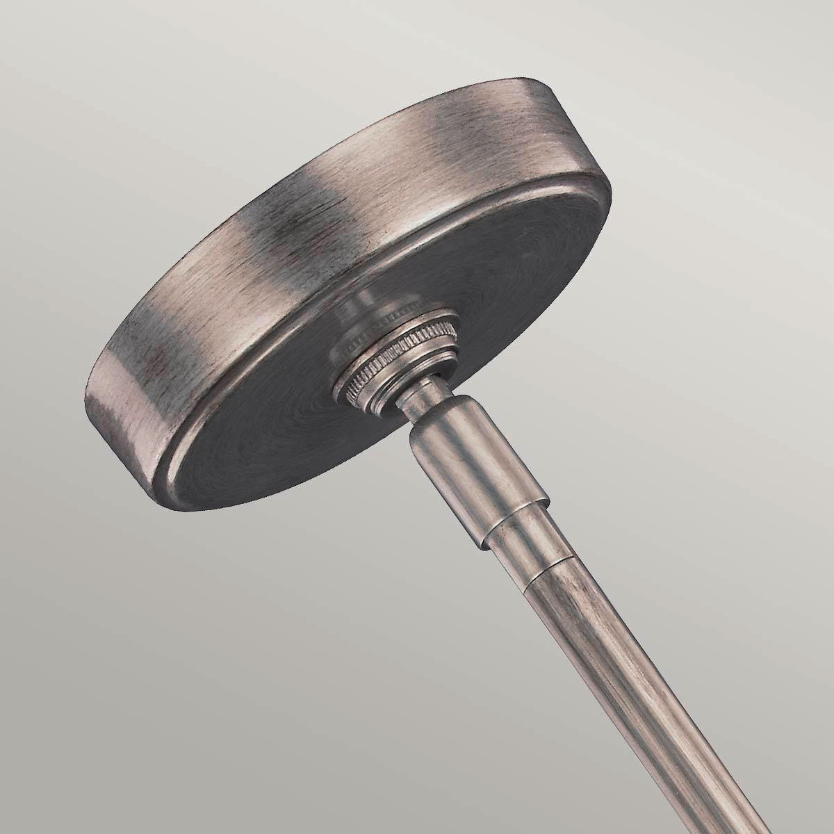 HÄNGELEUCHTE 50.2/35.2 cm    - Silberfarben, Konventionell, Metall (50.2/35.2cm) - Elstead Lighting