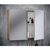 SPIEGELSCHRANK 65/59,2/12 cm  - Sonoma Eiche, MODERN, Glas/Holzwerkstoff (65/59,2/12cm) - MID.YOU