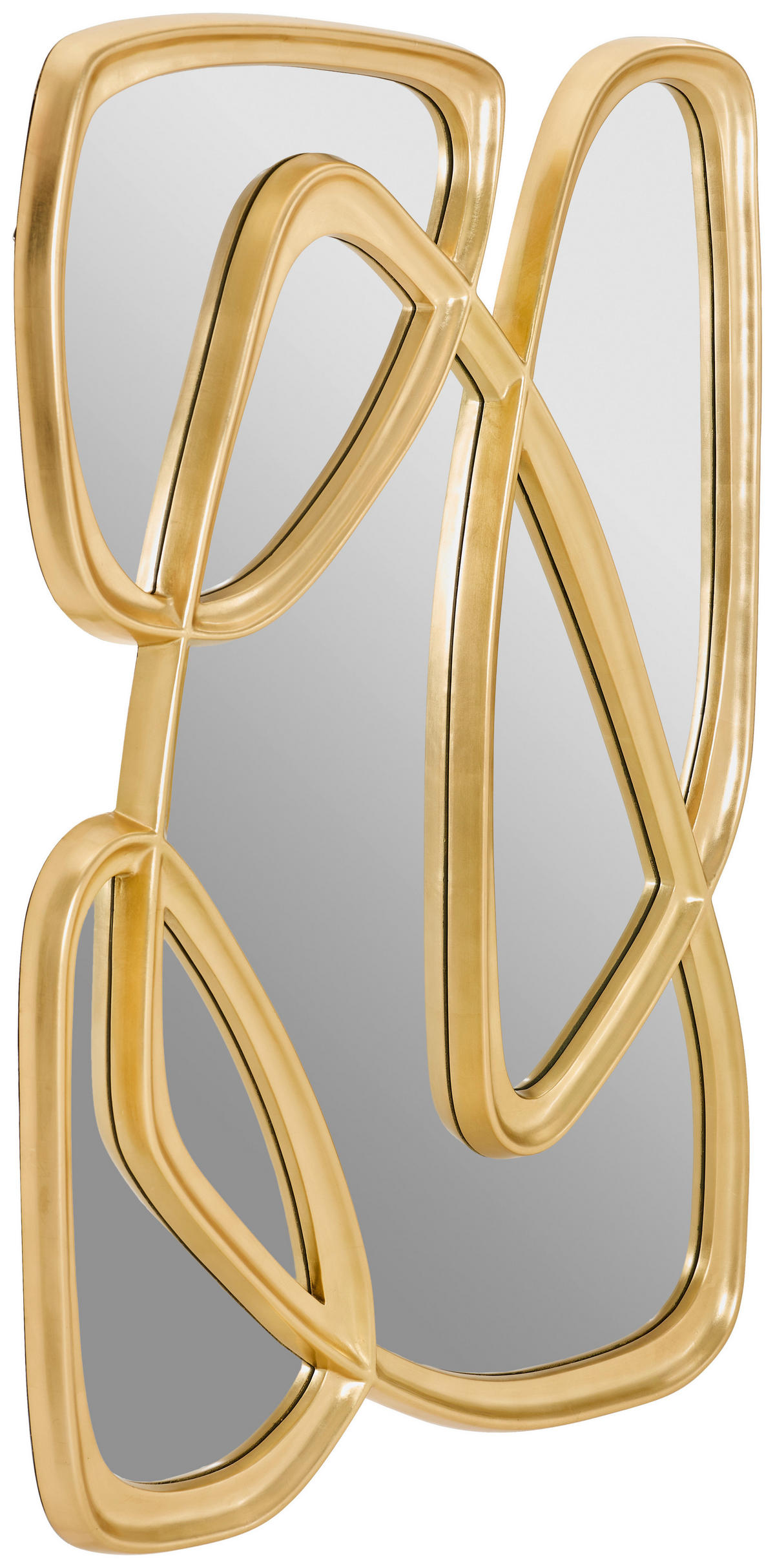 WANDSPIEGEL 97/148/4 cm    in  - Goldfarben, Design, Glas/Holzwerkstoff (97/148/4cm) - Novel