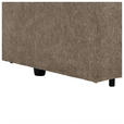 SCHLAFSOFA Webstoff Taupe  - Taupe/Schwarz, KONVENTIONELL, Kunststoff/Textil (198/84/96cm) - Carryhome