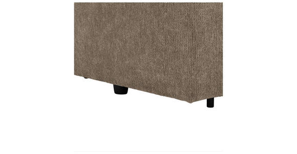SCHLAFSOFA Webstoff Taupe  - Taupe/Schwarz, KONVENTIONELL, Kunststoff/Textil (198/84/96cm) - Carryhome