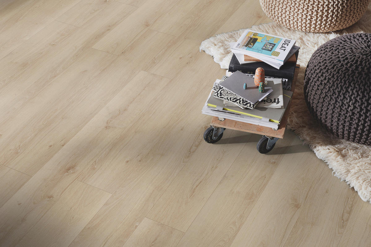 LAMINATBODEN Exquisit  - Eichefarben, KONVENTIONELL, Holz (138.0/19.3/0.8cm)
