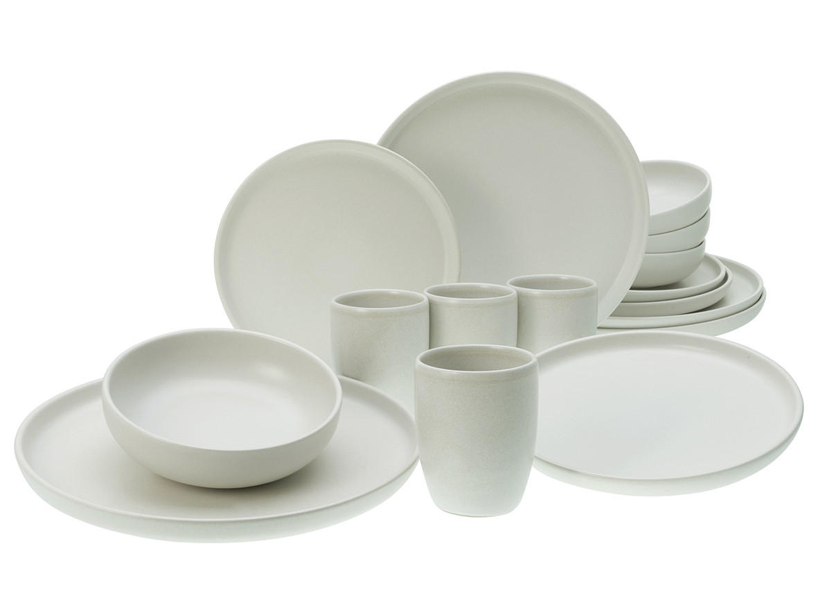 KOMBISERVICE Weiß 16-teilig  - Weiß, Basics, Keramik - Creatable
