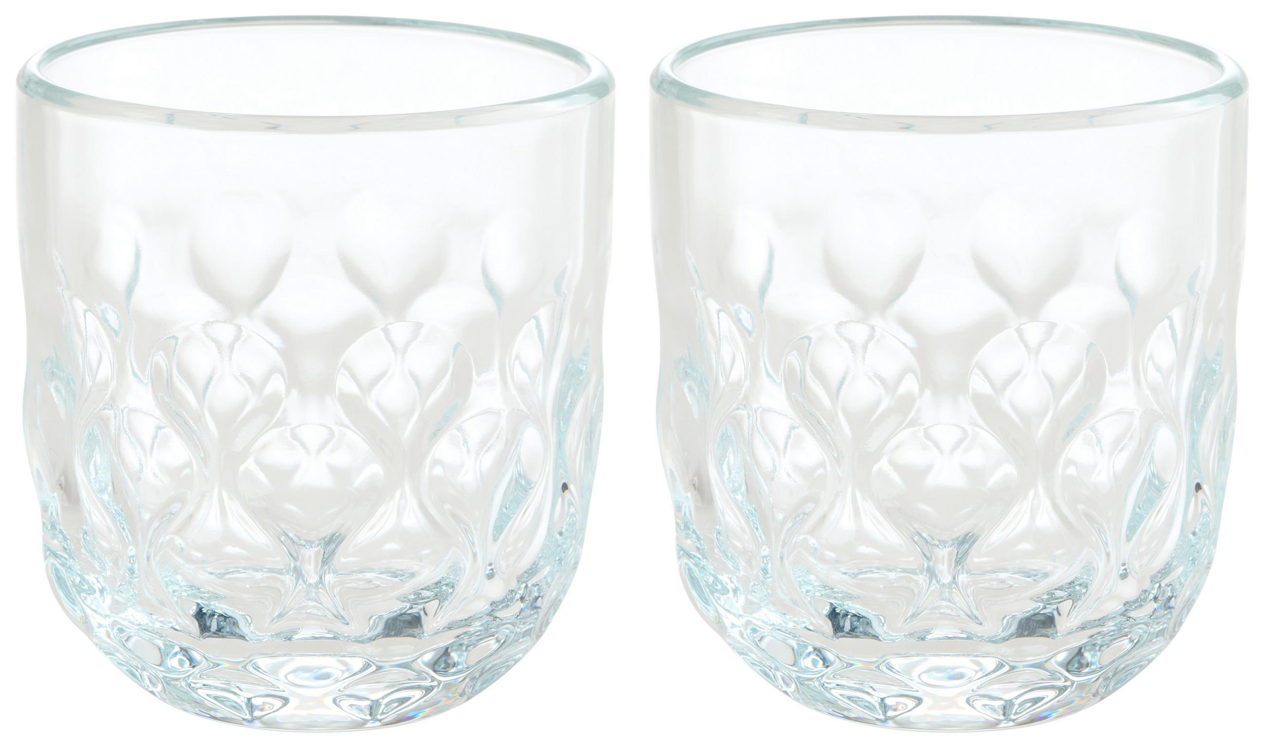 KAFFEEGLAS GOCCE 2 220 ml 2-teilig  - Klar, Design, Glas (7,6/8,2/7,6cm) - Leonardo