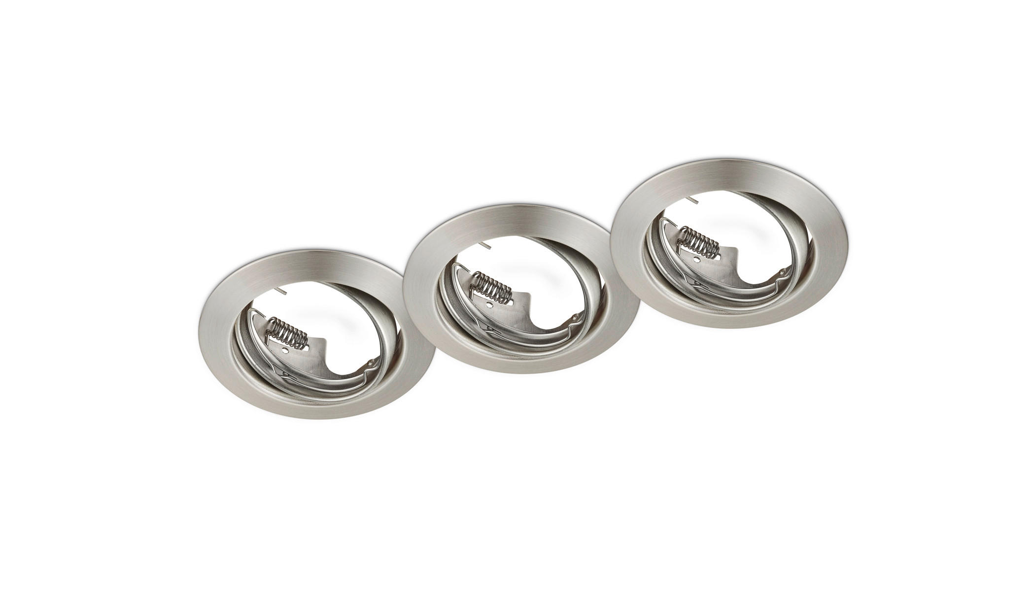 EINBAUSPOT JURA 8,3/7,0 cm   - Nickelfarben, KONVENTIONELL, Metall (8,3/7,0cm) - Trio Leuchten