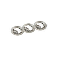 EINBAUSPOT JURA 8,3/7,0 cm   - Nickelfarben, KONVENTIONELL, Metall (8,3/7,0cm) - Trio Leuchten