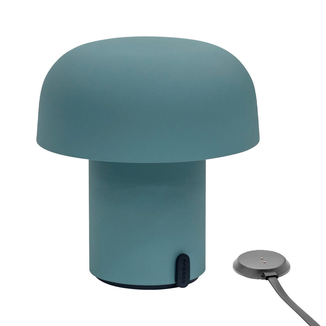 LED-TISCHLEUCHTE Sensa 19/20,5 cm   - Pastellblau, MODERN, Metall (19/20,5cm)