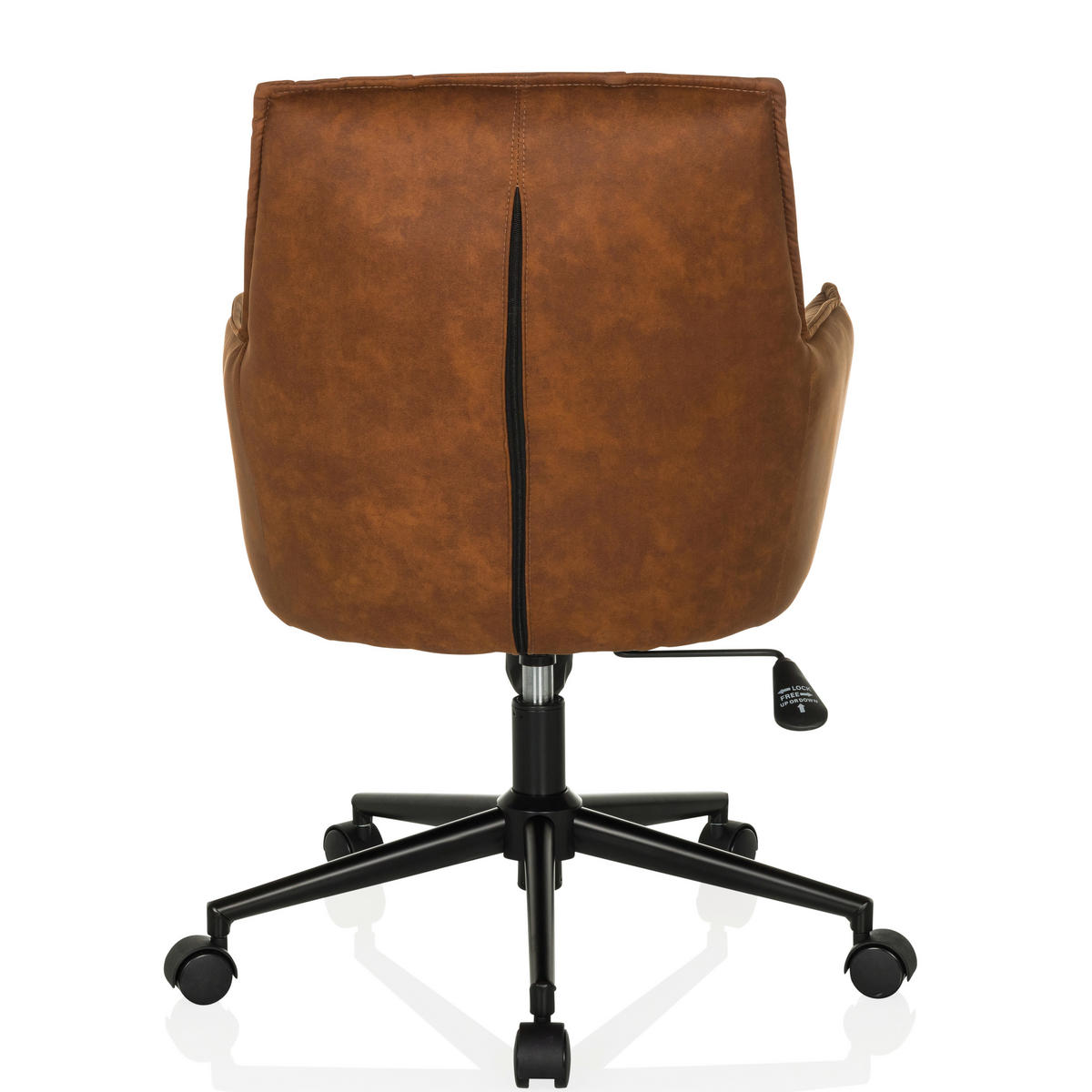 DREHSTUHL Braun  - Schwarz/Braun, MODERN, Kunststoff/Textil (54/85/70cm) - MID.YOU