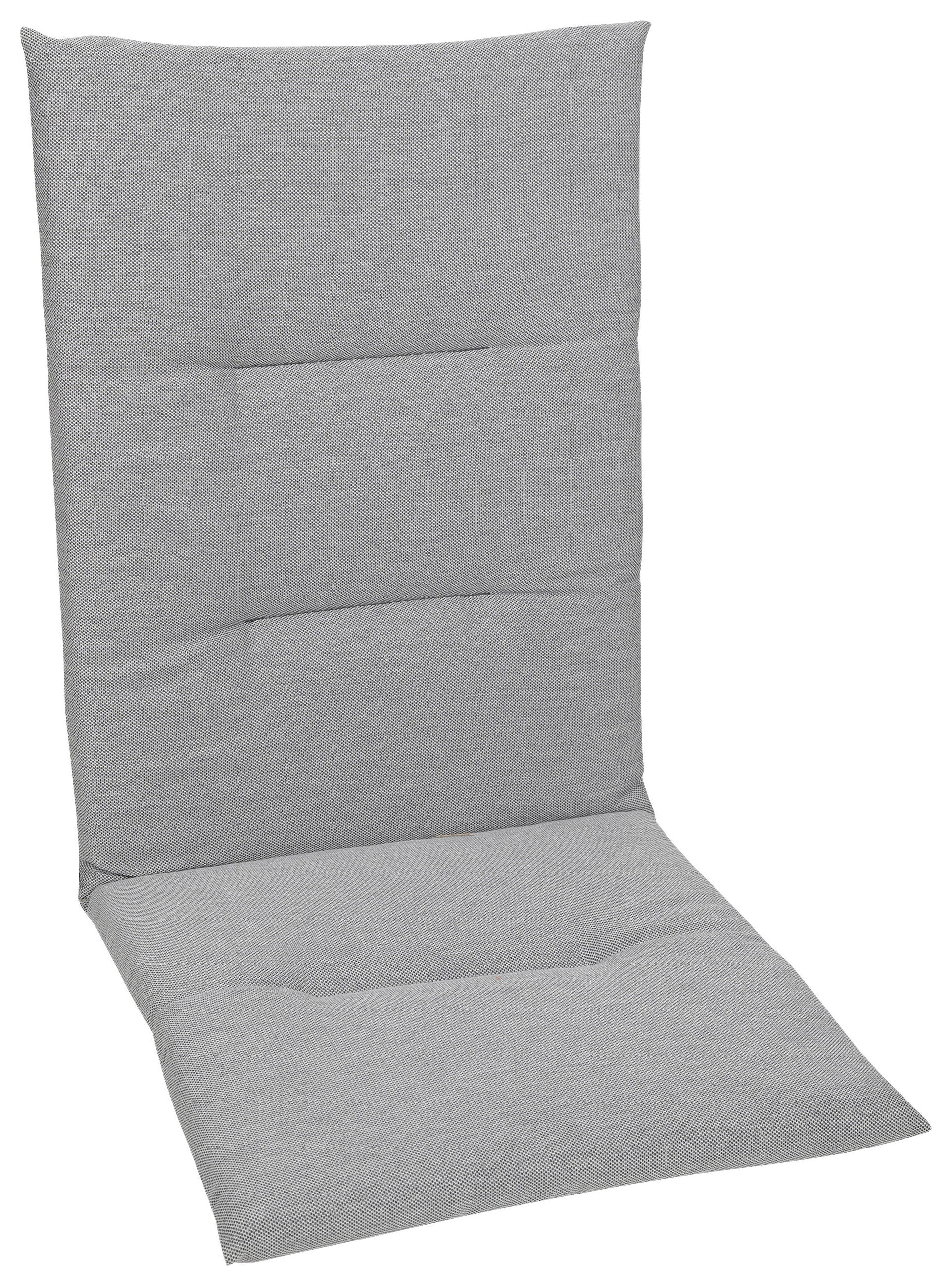 SESSELAUFLAGE Uni  - Hellgrau, Basics, Textil (48/5/108cm)