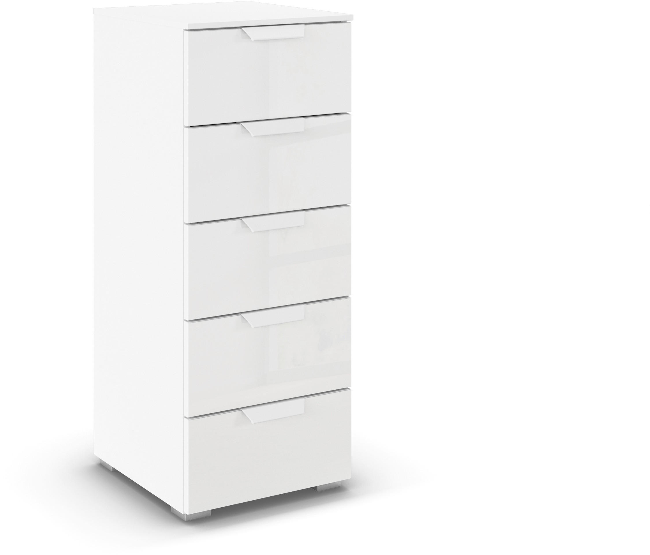 KOMMODE  in 40/100/35 cm  - Weiß, Design, Glas/Holzwerkstoff (40/100/35cm) - Carryhome