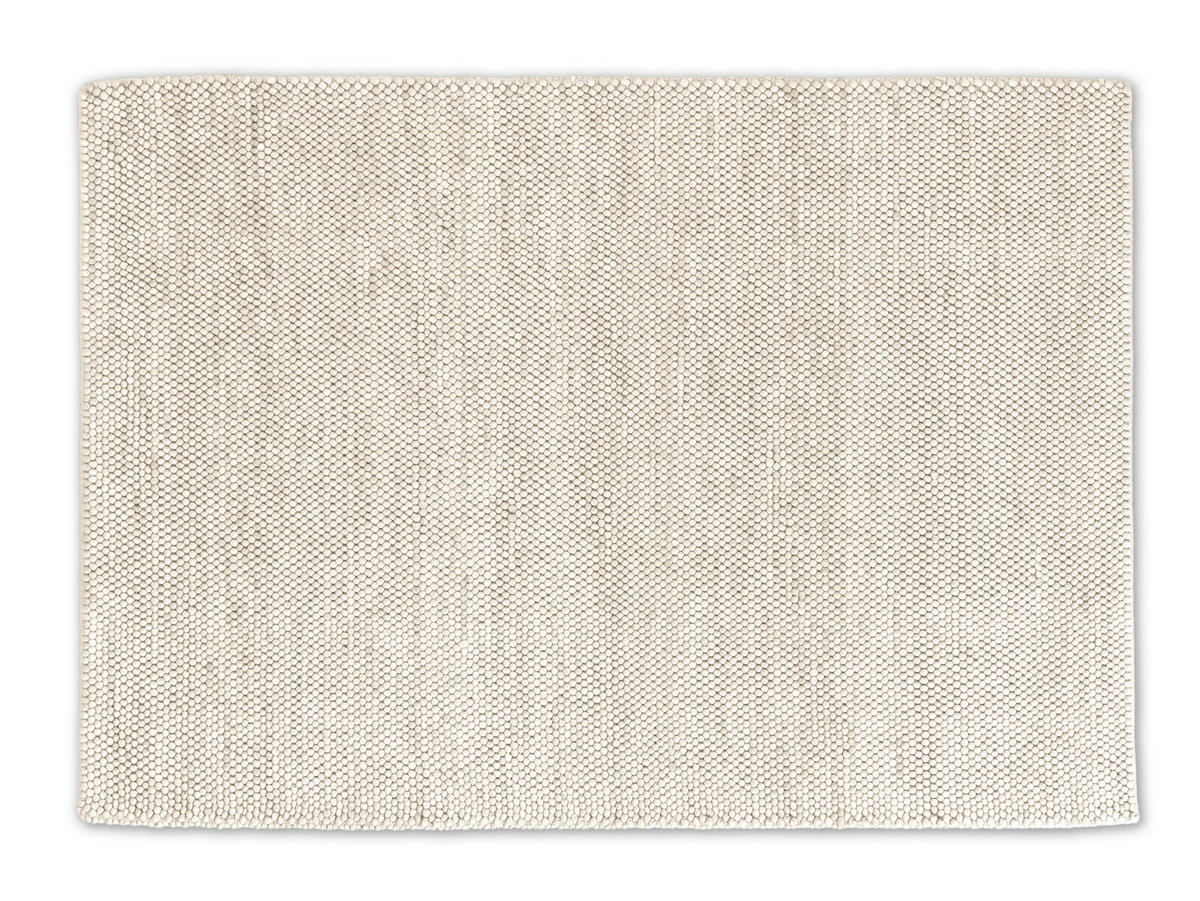 HANDWEBTEPPICH 140/200 cm Poppy Weiß  - Weiß, Basics, Textil (140/200cm) - Schöner Wohnen