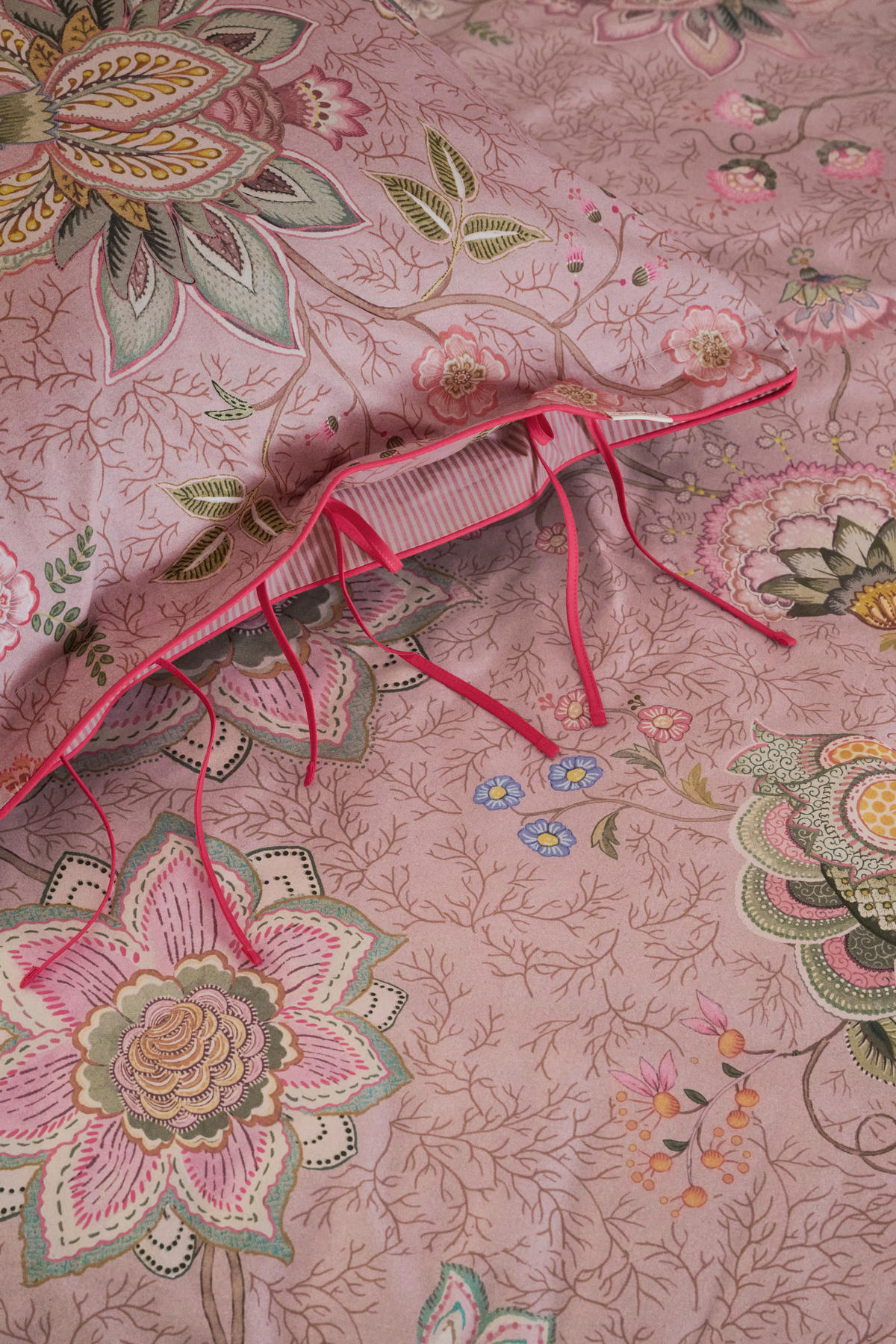 WENDEBETTWÄSCHE MUMBAI MORNING 140/200 cm  - Rosa, Basics, Textil (140/200cm) - Pip Home