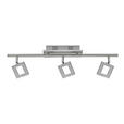 LED-STRAHLER 60,5/8/19 cm - Alufarben/Nickelfarben, Basics, Kunststoff/Metall (60,5/8/19cm) - Novel