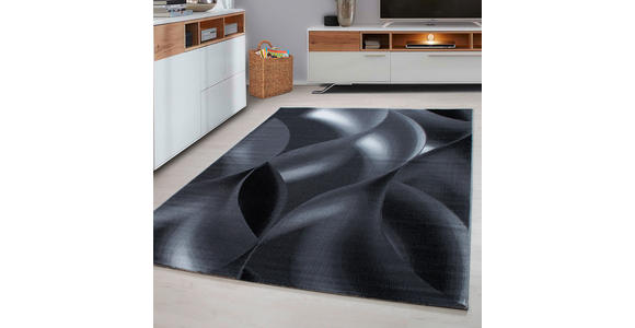 WEBTEPPICH 240/340 cm Plus Schwarz  - Schwarz, Basics, Textil (240/340cm) - Novel