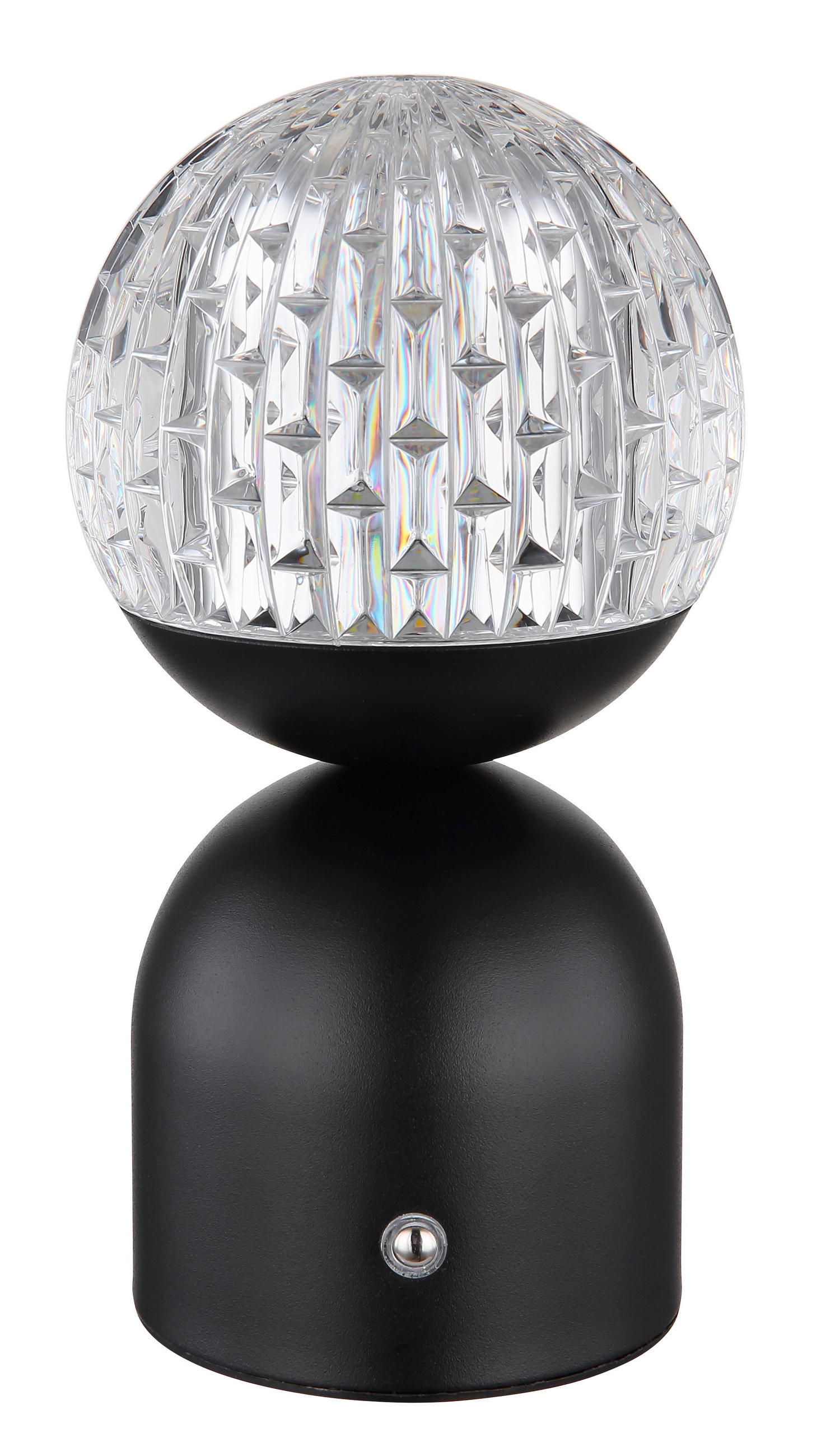 STOLNA PUNJIVA SVJETILJKA  - prozirno/crna, Trend, metal/plastika (10,5/20cm)