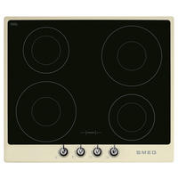 INDUKTIONSKOCHFELD SI964PM  - Creme, Basics, Glas/Metall (59,6/60/51cm) - SMEG