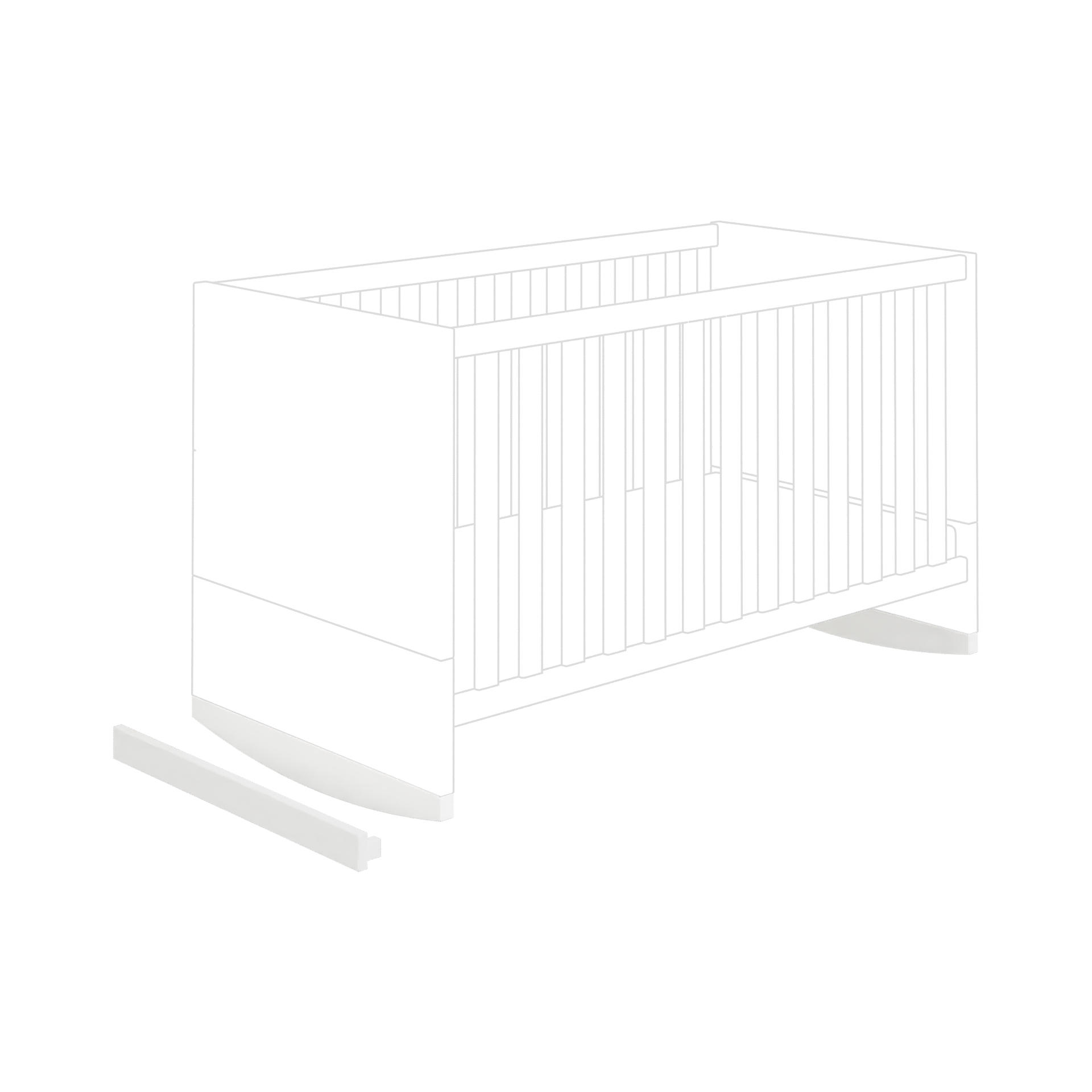 WIEGEFUNKTIONSSET Fiona  - Weiß, Trend, Holzwerkstoff (75,8/3,2/8cm) - Paidi