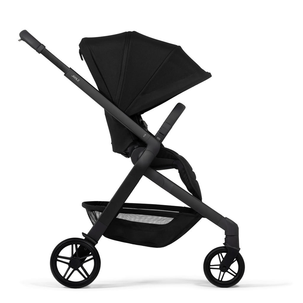 Thumbnail - Joolz Kinderwagen Hub2, Schwarz, Textil, Feststellbremse, Fußstütze abklappbar, Federung, kugelgelagerte Räder, Verdecku...