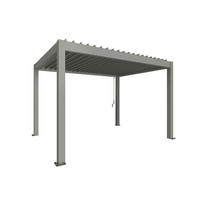 PAVILLON - Grau, Design, Metall (404,5/264/312cm) - Biohort